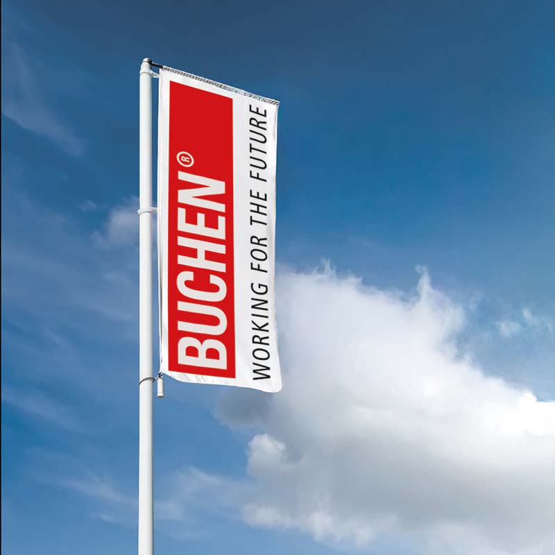 Fahne BUCHEN (Englisch) (1 Stk.)